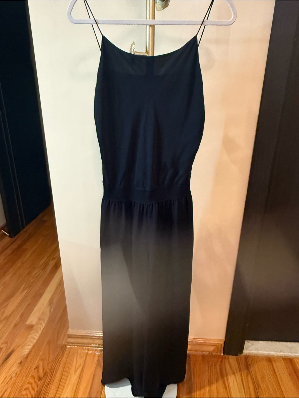 Theory Black Spaghetti-Strap Jumpsuit